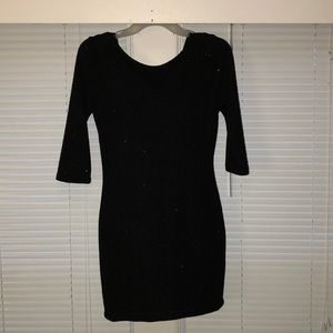 Black cocktail dress